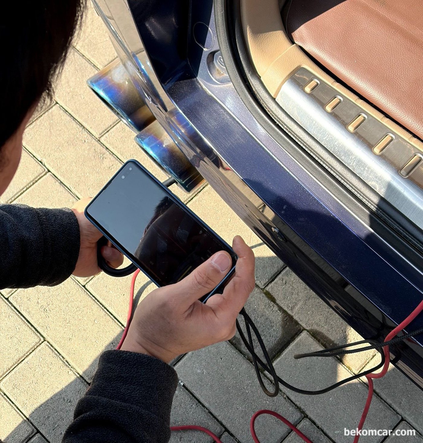 HS512Max 스코프와 HScope 프로그램 그리고 ROTKEE PDS 피에조 펄스 센서를 이용하면 샵ㅇ 차량이 꽉 차있어도 마당에서 바로 기본적인 실화 측정이 가능해서 좋다.|ベコムカー (bekomcar)