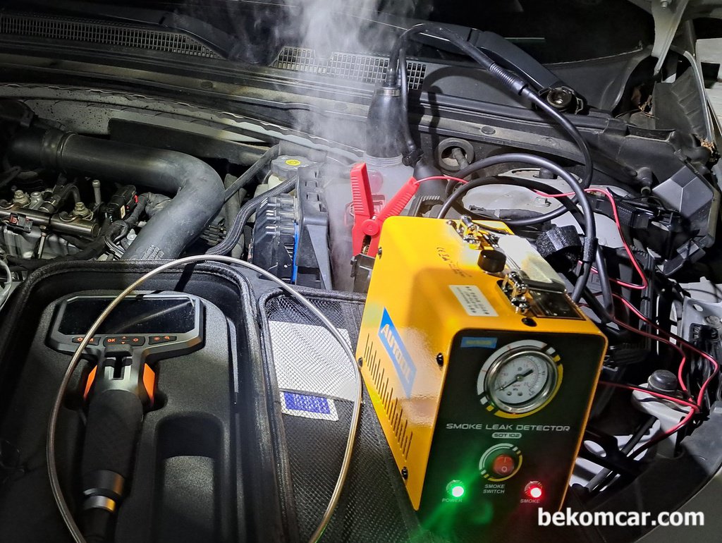 쉐보레 말리부 1.5T 실린더내시경 및 헤드가스켓 냉각수리크 진단과정 기록|bekomcar.com