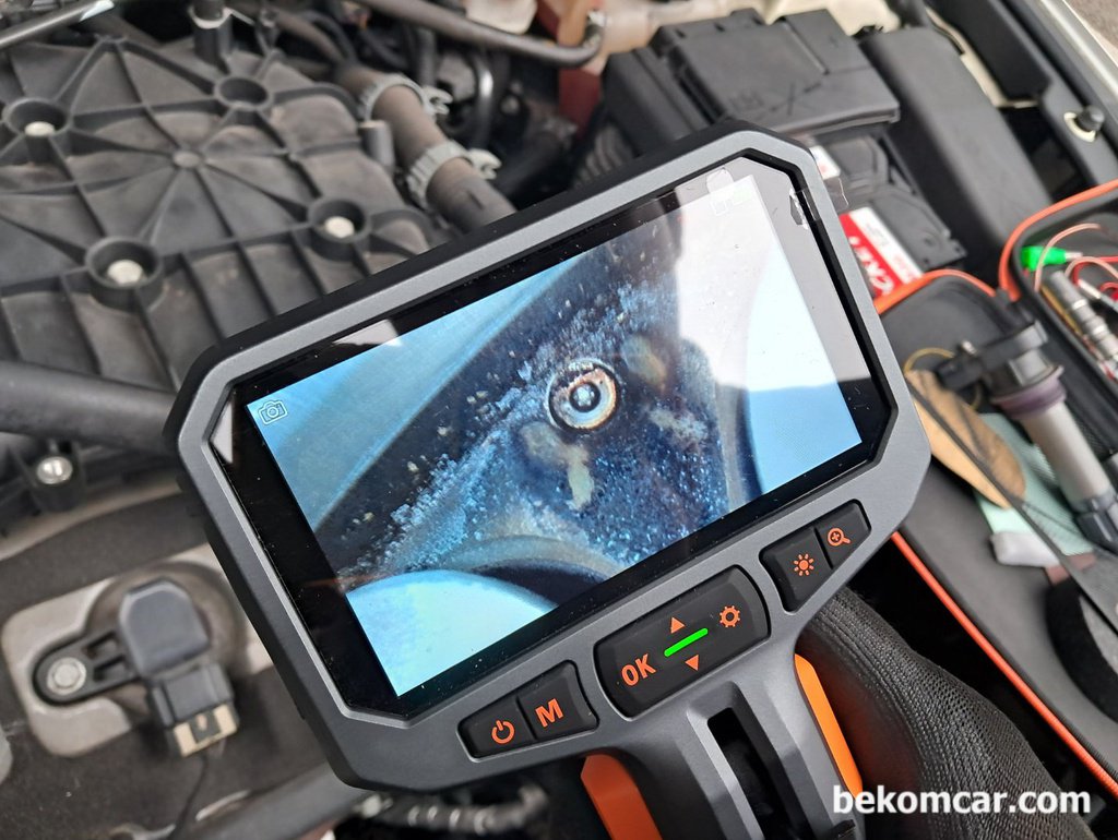 중고차 구입후 엔진내시경 점검사진, GM대우 알페온 2014년 V6 3.0L LFW GDI|贝科姆汽车 (bekomcar)