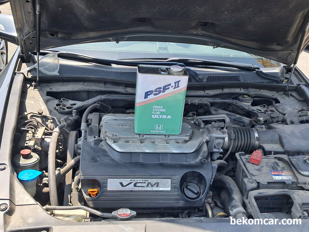 8세대 6기통 혼다 어코드 PSF 2 파워오일 교환|bekomcar.com
