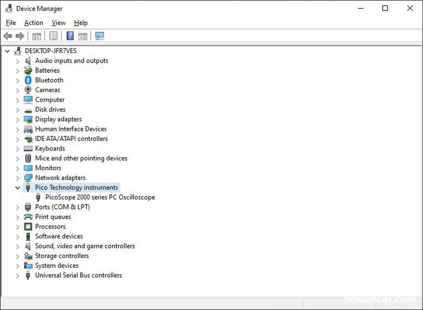 Device Manager, PicoScope_7_TandM_Early_Access_7.1.24.18443 installed ok|베콤카 차량정밀진단