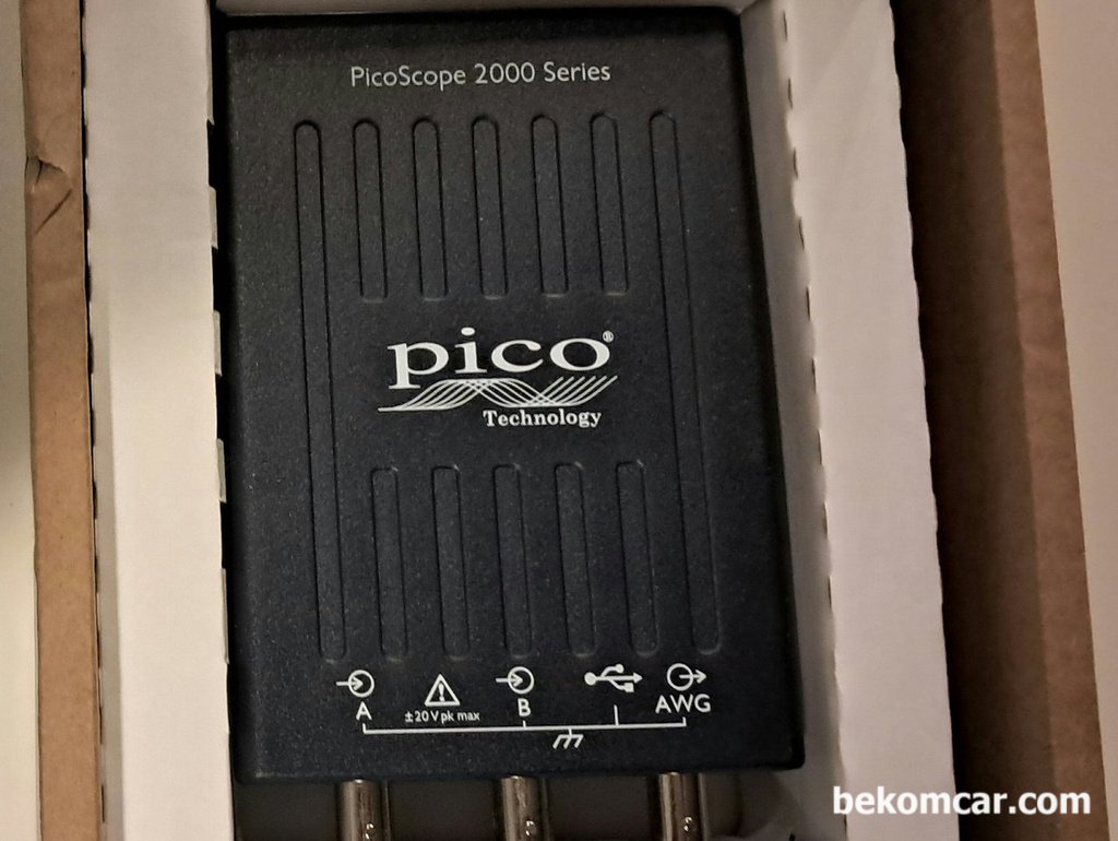 오실로스코프 PicoScope 2204A 2채널 20V 10Mhz 세팅|베콤카 차량정밀진단