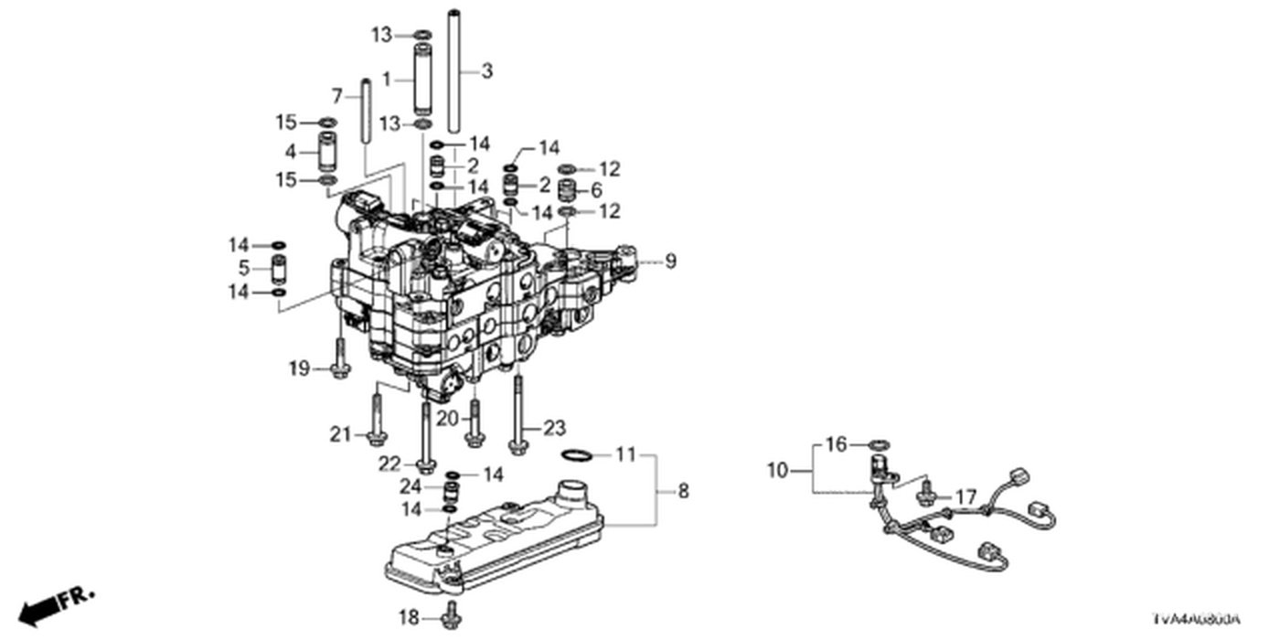 #8. 25420-5LJ-003 Strainer Assembly (Cvt)|ベコムカー (bekomcar)