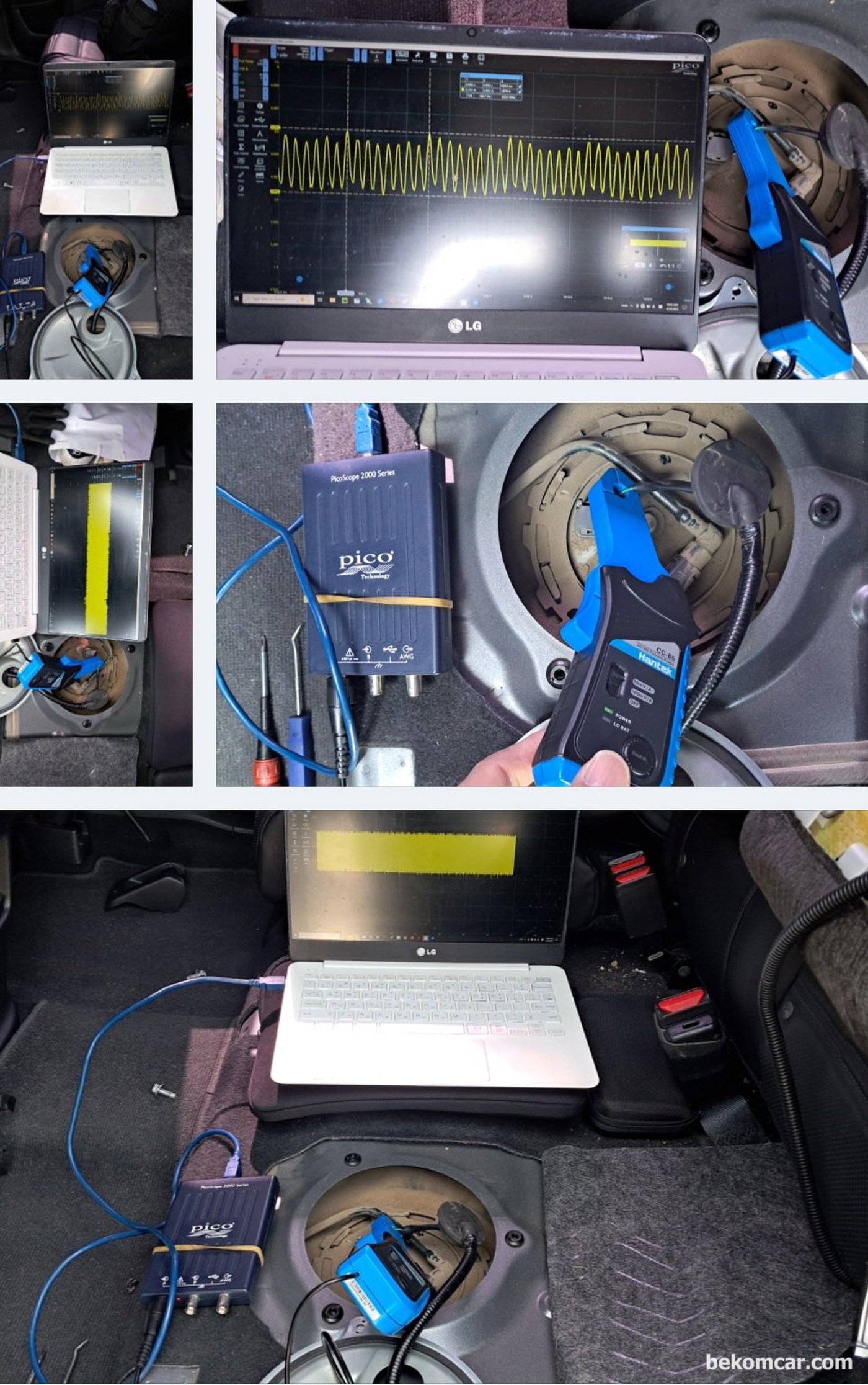 혼다 CRV 2017년 공연비 농후 P0172 고장코드 로 인한 인젝터 그리닝 과정이다.|bekomcar.com