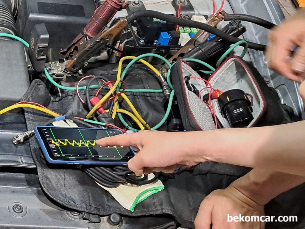 실린더 피스톤 링 누설파형 및 진단기록, 베콤카 워크샵 커리큘럼|بيكومكار  (bekomcar)