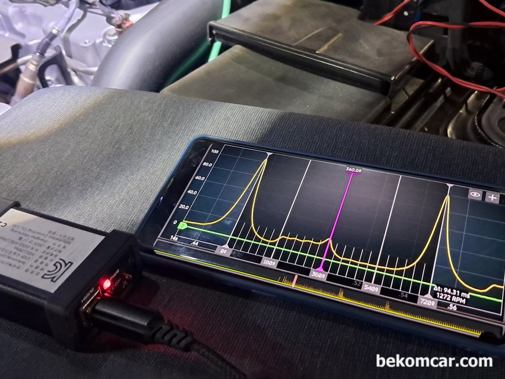 쉐보레 올 뉴 말리부 1.5T 에코텍 엔진, 냉간시 순간실화 증상 진단기록|بيكومكار  (bekomcar)