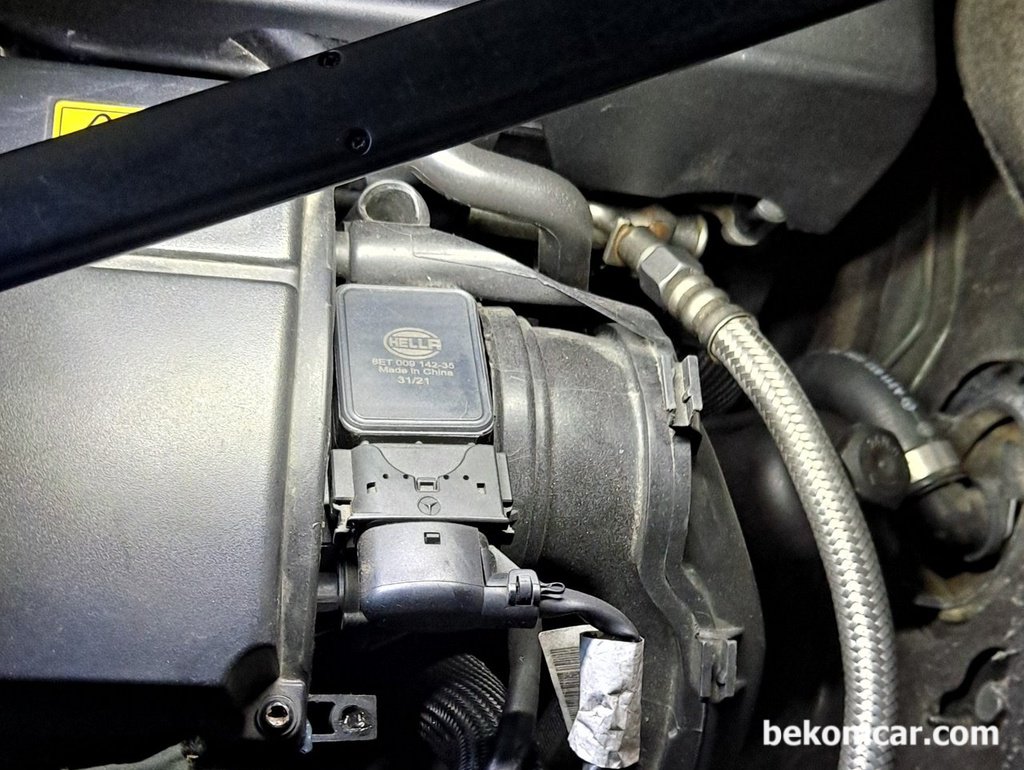 벤츠 W211 E200K 와 중국산 Hella MAF센서|贝科姆汽车 (bekomcar)