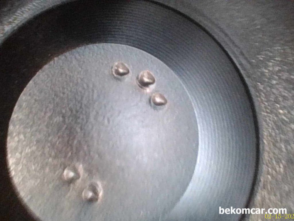 엔진헤드 밸브 작업시 밸브표면 펀칭자국. 쉐보레 말리부 1.5T 사례|베콤카 차량정밀진단