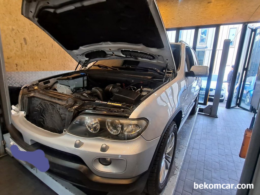 BMW E53 공연비희박 P0171, P0174 & IAC  P1500 연막테스팅|ベコムカー (bekomcar)