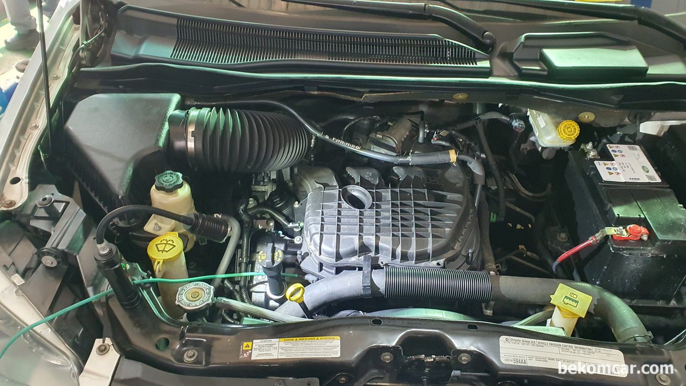 Jeep 그랜드 보이져 Pentastar V6 DOHC 엔진, 엔진체크등 기본진단 과정이다. 특정실린더 및 다기통 실화가 확인된다. 서울의 한 수입차 전문정비소 이다.|베콤카 차량정밀진단