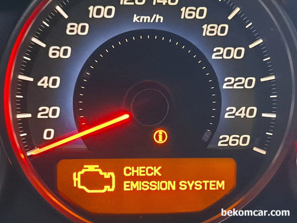 혼다 레전드 CHECK EMISSION SYSTEM 메시지|贝科姆汽车 (bekomcar)