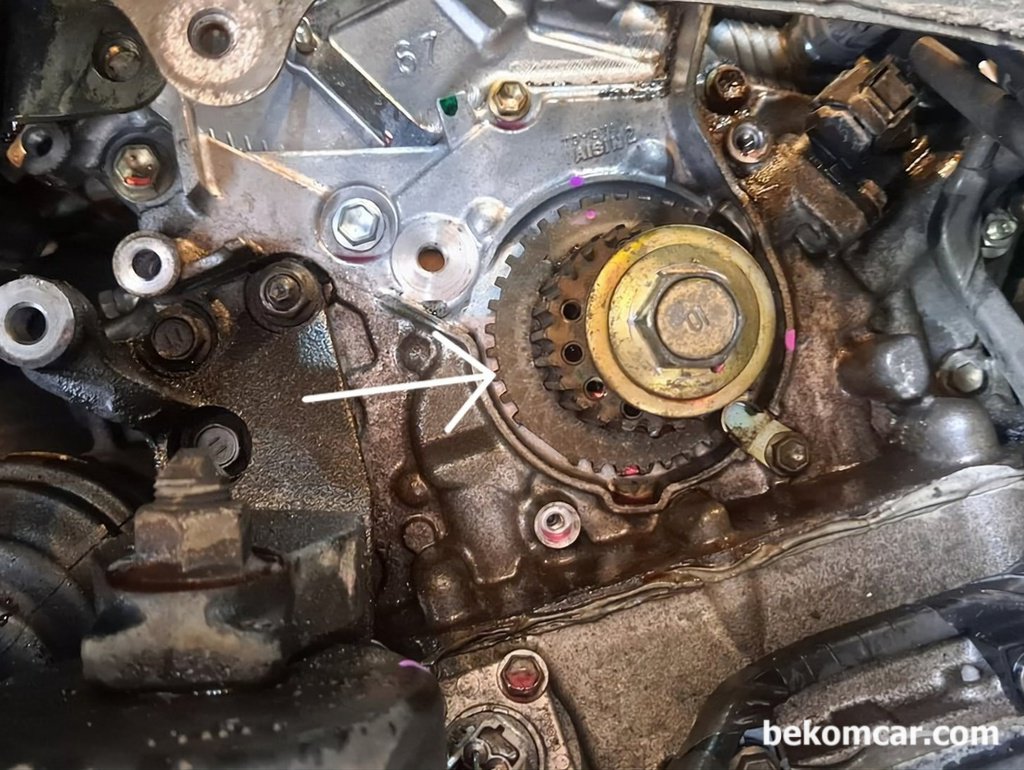 VW 트랜스포터 2003 디젤 1.9L 크랭크 트리거휠 톱니 휘어진 CKP파형|ベコムカー (bekomcar)