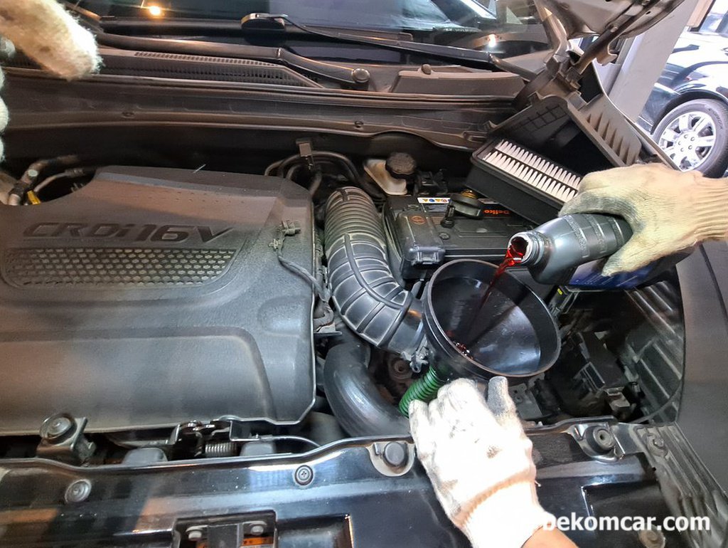현대자동차 투산 미션오일 교환|bekomcar.com