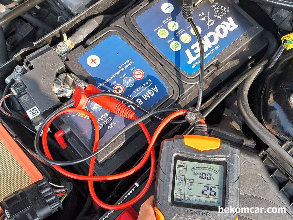 벤츠 A200 M270 1.6L DOHC 터보 GDI 엔진 AGM배터리 교체 후 상태확인|베콤카 차량정밀진단