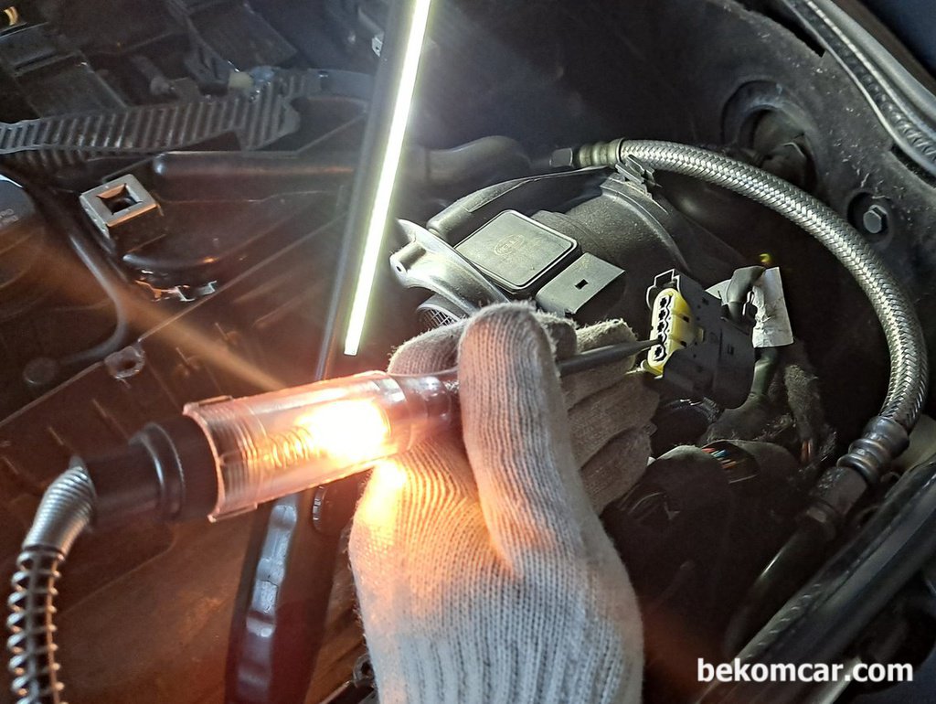 벤츠 W211 E200K MAF 공기량 센서 진단작업|贝科姆汽车 (bekomcar)