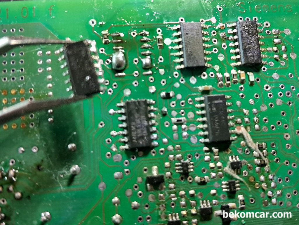 ECM등 자동차 전장장치 모듈 PCB 칩 작업기록|贝科姆汽车 (bekomcar)