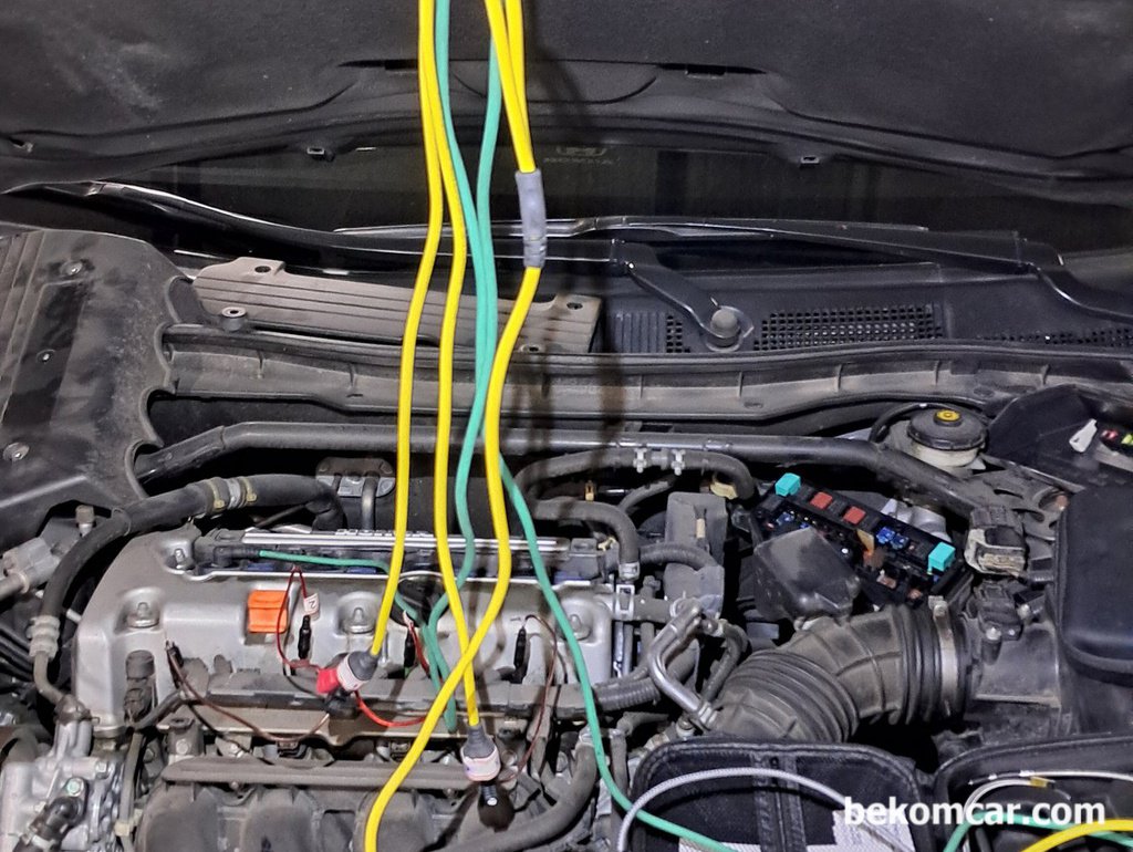 혼다 어코드 8세대 2.4L 중고차 인젝터 분사량 등 정밀진단 (백만분의 1초 µs 단위측정)|بيكومكار  (bekomcar)