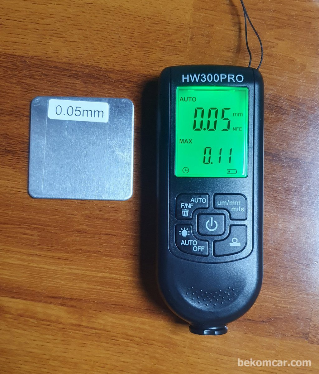 페인트 두께 측정장비 HW300PRO|베콤카 차량정밀진단