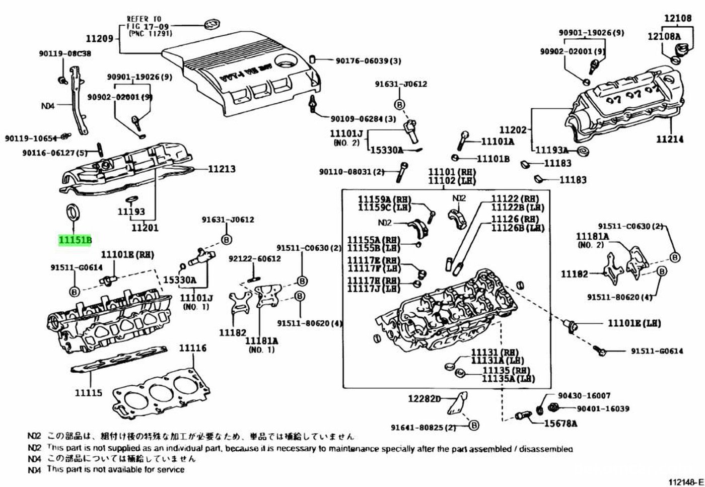 11151B 혹 90311-38034 Seal, Camshaft x 2개|贝科姆汽车 (bekomcar)