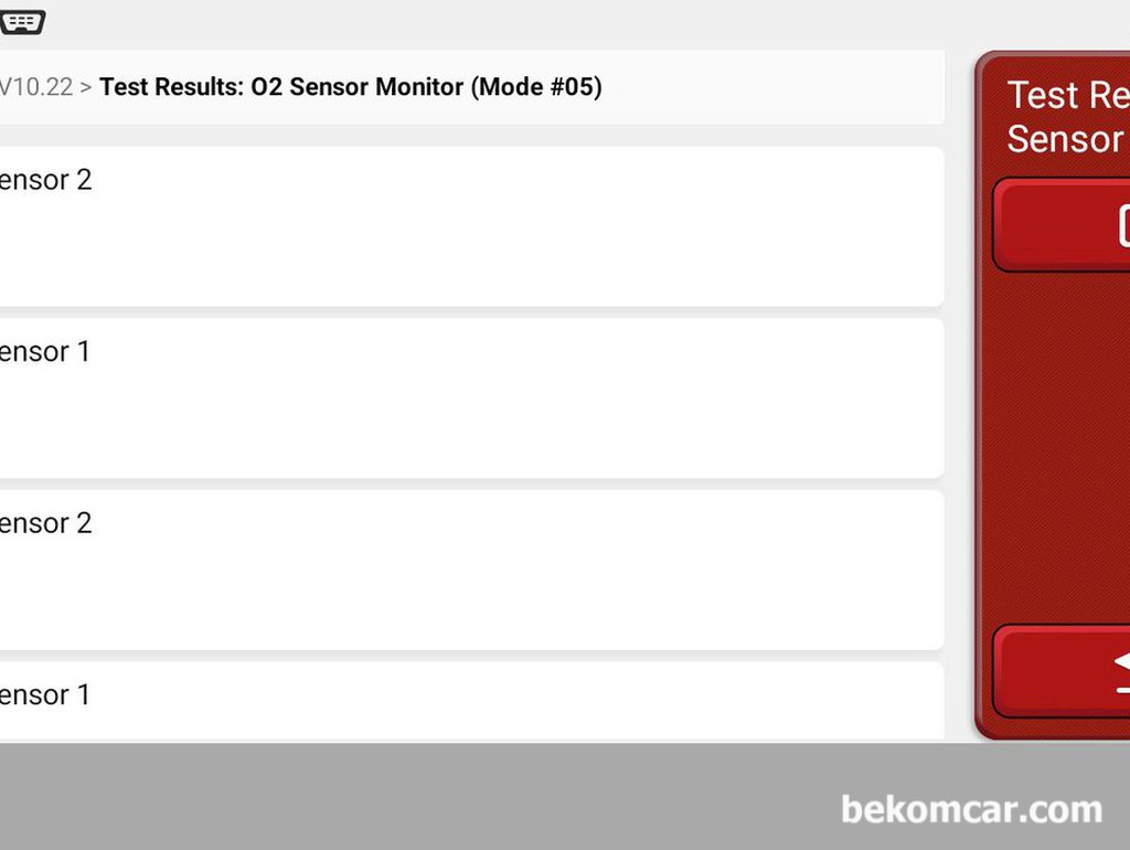 글로벌 OBD2 활용편, 산소센서1번 & 2번 고장상태 파악하기 Mode #05|bekomcar.com