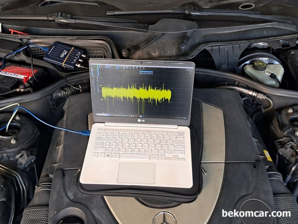 메르세데스 벤츠 S550, 중고차 구입후 간헐적 시동지체 출장진단|bekomcar.com