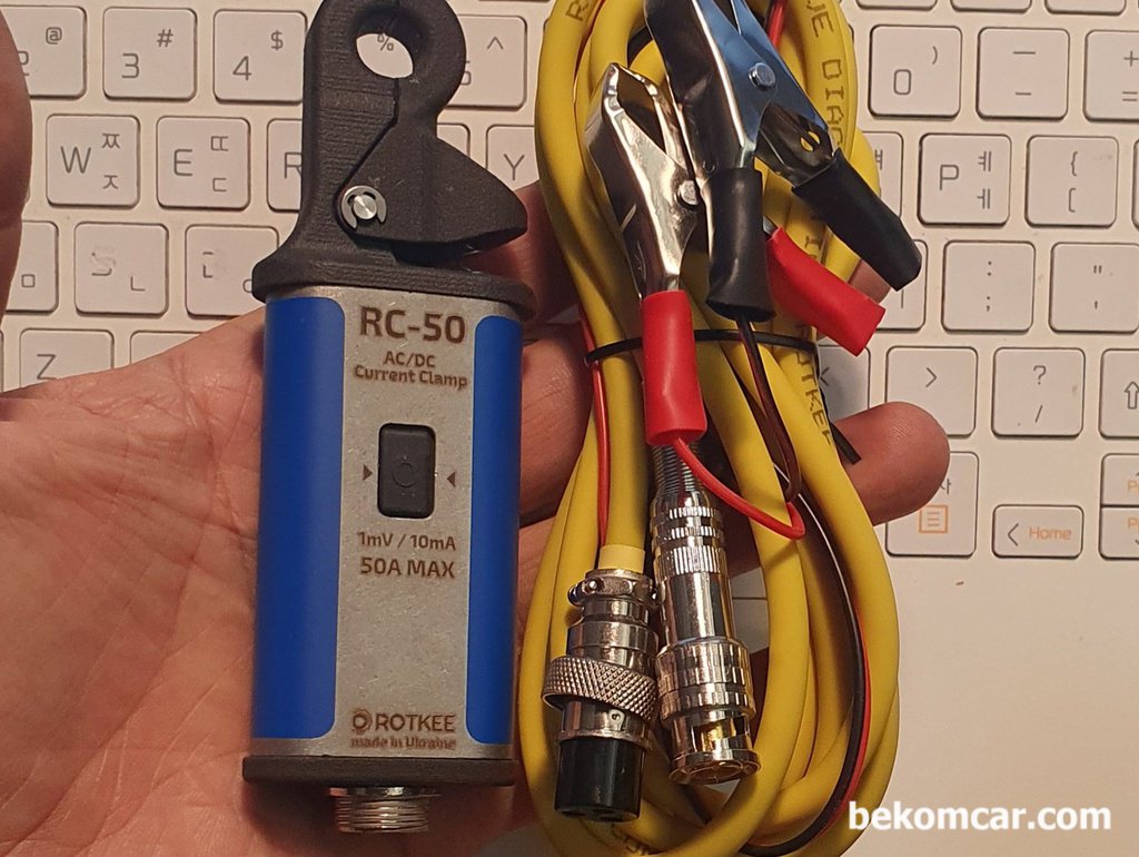 수입 측정장비중에서 전류계 ROTKEE RC-50 AC/DC 1mv/10mA|베콤카 차량정밀진단