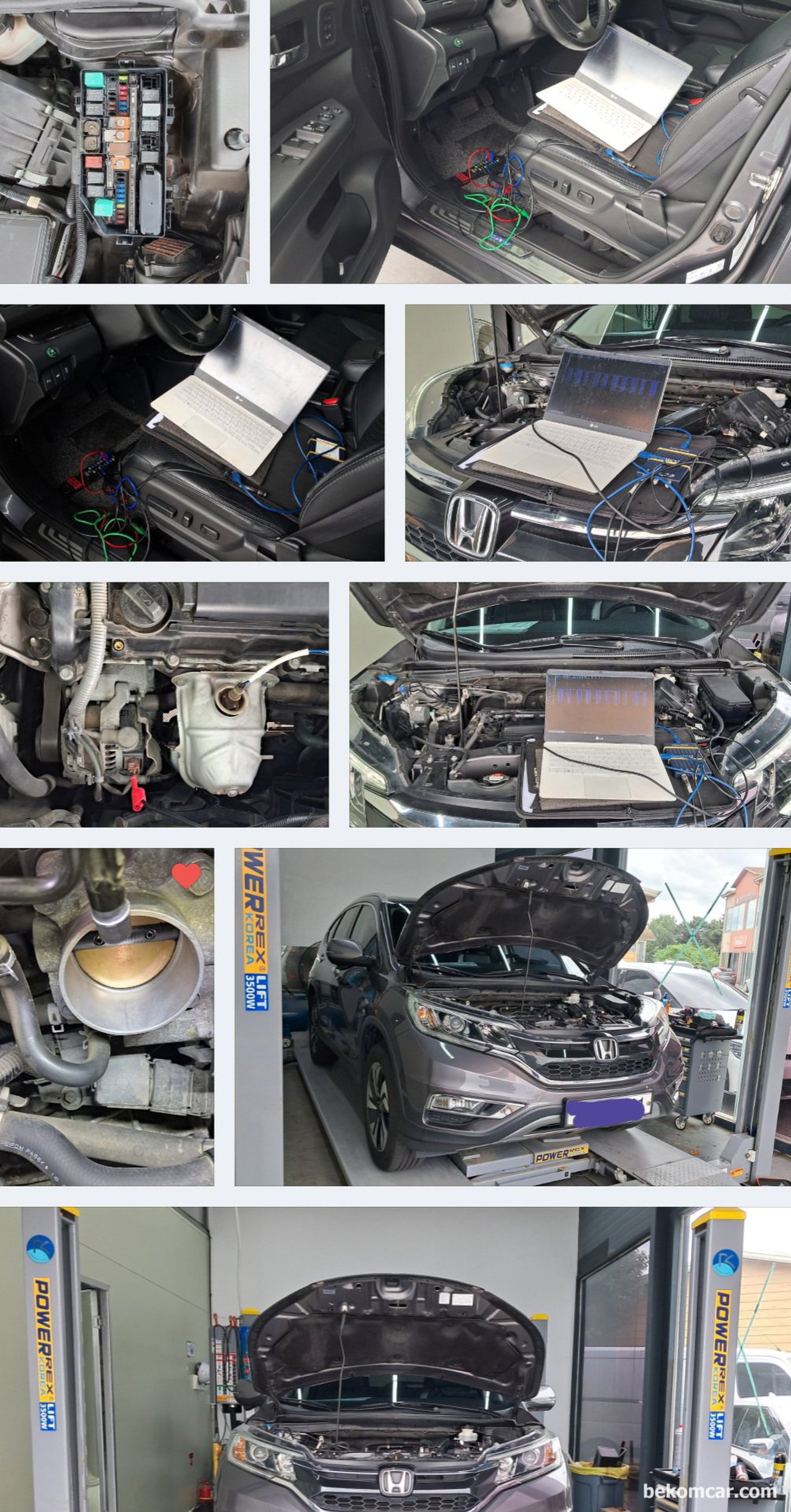 베콤카의 중고차구매전 점검은 혼다의 대표적인 SUV인 혼다 CRV AWD 차량이다. 중고차 구매전 점검이다. 사진들을 기록으로 남긴다|베콤카 차량정밀진단