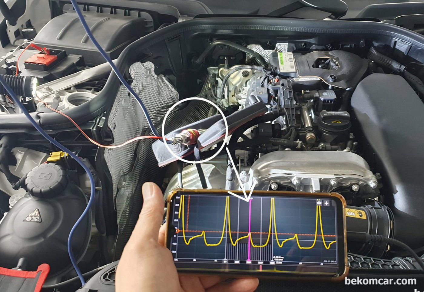벤츠 2021 W213.086 M264 2.0L 4기통 터보 직분사 AWD 4MATIC 이다. 베콤카 중고차 구입전 진단 과정이다.|베콤카 차량정밀진단