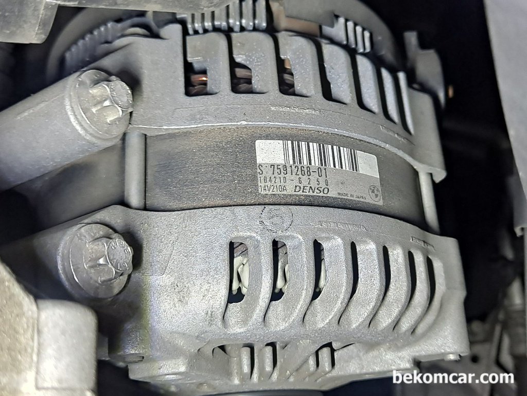 출장점검, 2010년 BMW F10 528i 덴소 알터네이터|贝科姆汽车 (bekomcar)