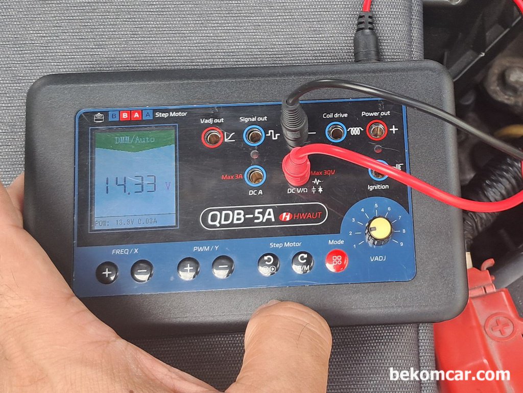 QDB-5A Car Sensor Tester (센서 시뮬레이터) 테스팅 기록|베콤카 차량정밀진단