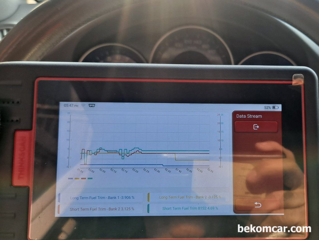 혼다 레전드 토털 연료보정값 +-10.0%이내, 정상범위|ベコムカー (bekomcar)