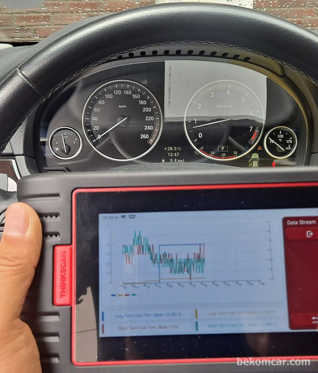 중고차 구매동행 BMW진단기로 엔진상태 파악|bekomcar.com