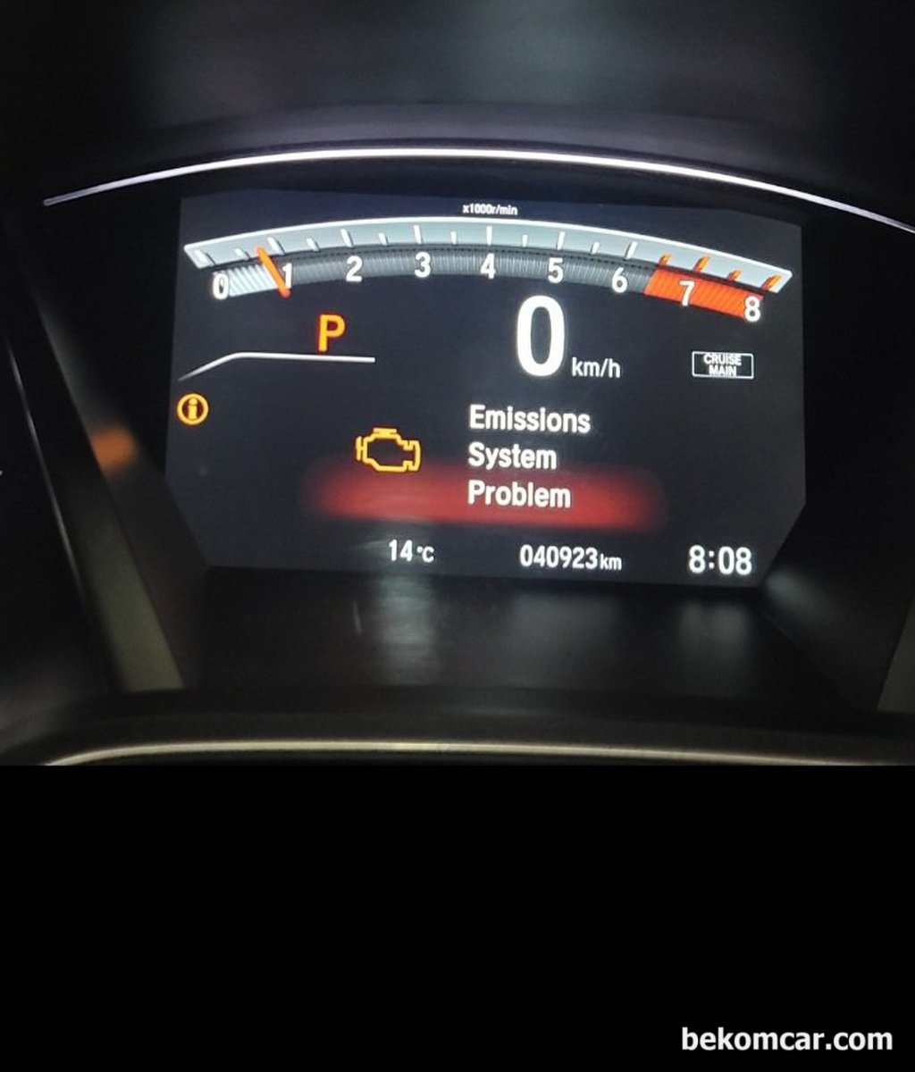 배기가스 경고등 (Emissions System Problem)이 연료캡 잘 닫으면 자동으로 없어진다는데 맞나요?|贝科姆汽车 (bekomcar)