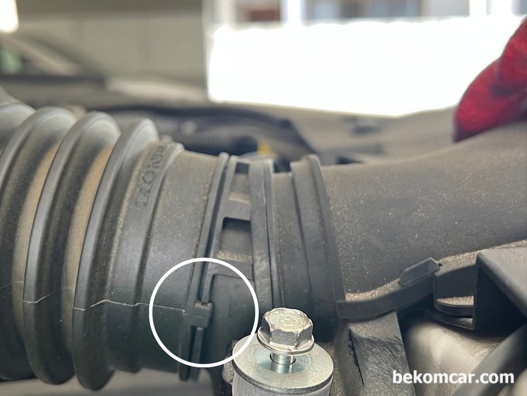 에어덕 호스 인테이크 덕등 작업시 참고사항|贝科姆汽车 (bekomcar)