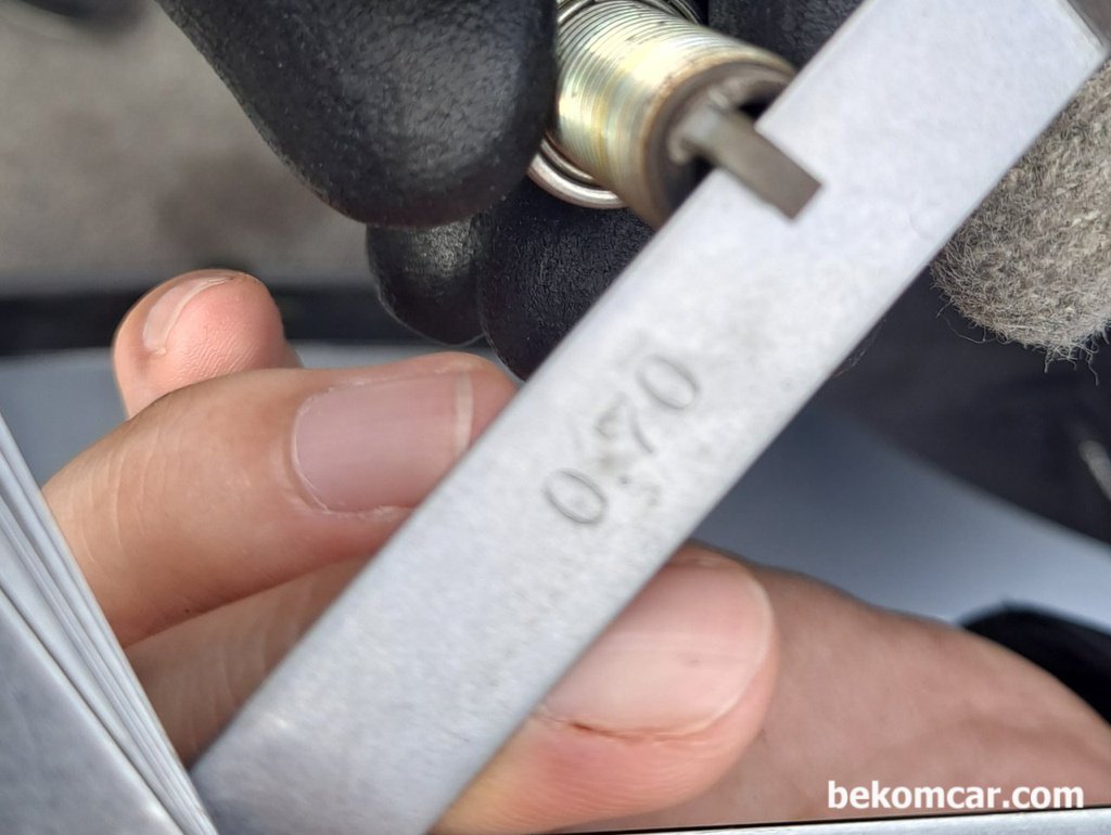 어코드 1.5T 점화플러그 간극측정은 필러게이지로|贝科姆汽车 (bekomcar)
