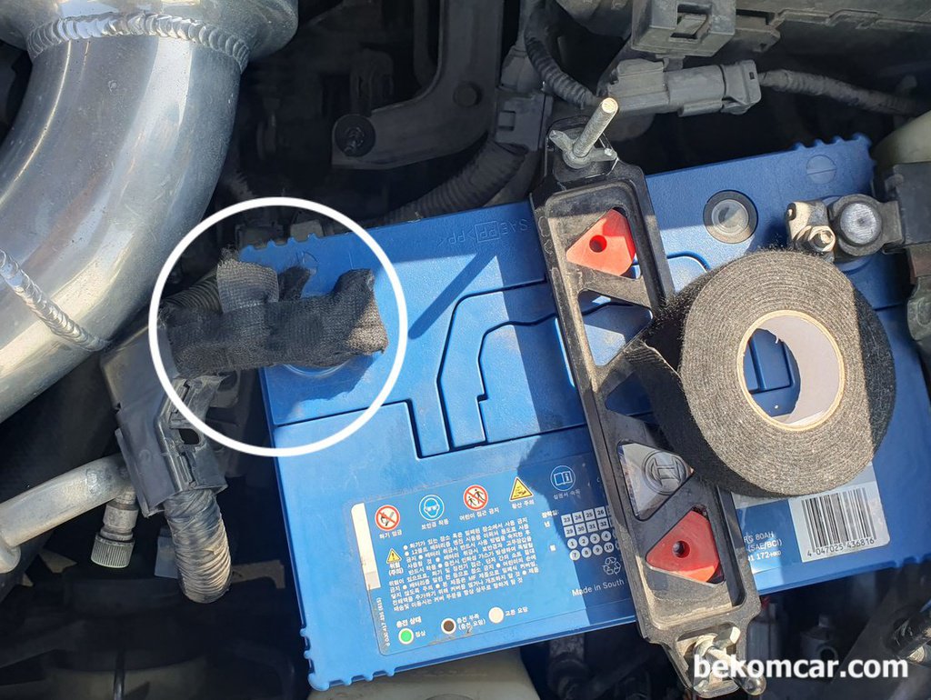 배터리 플러스 단자 및 클램프 케이블 절연필수|贝科姆汽车 (bekomcar)