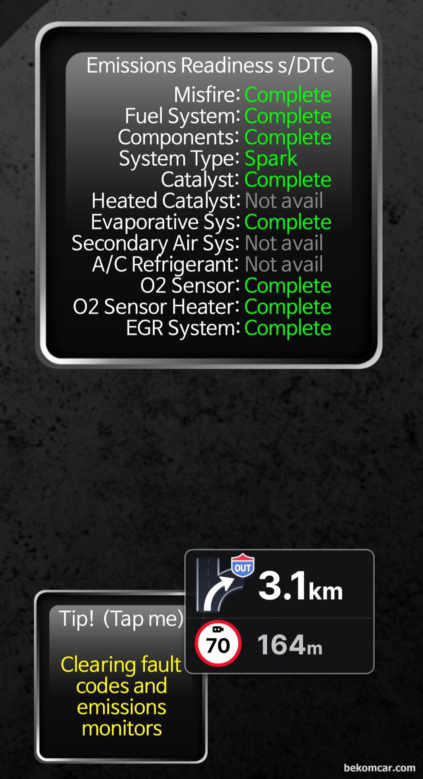 베콤카 치료후 약 1,000km정도 주행한 캠리gen6 의 토크OBD2 EVAP Readiness이다. 고객이 보내주신 OBD2 자료이다. 다 정상이다. 고장코드 없이 잘 지내는 캠리gen6가 대견스럽다.|بيكومكار  (bekomcar)