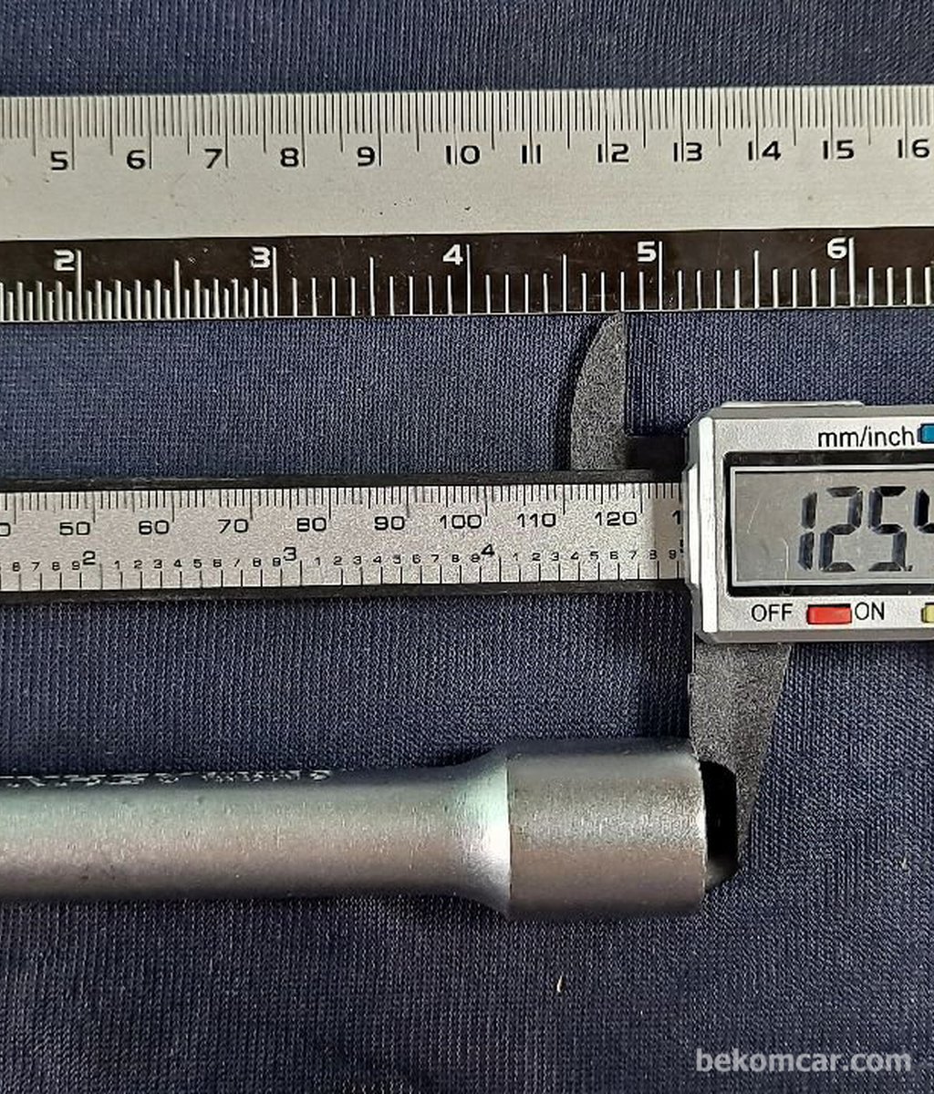 1/2" 라쳇용 125mm(5") 길이 확장 바|베콤카 차량정밀진단