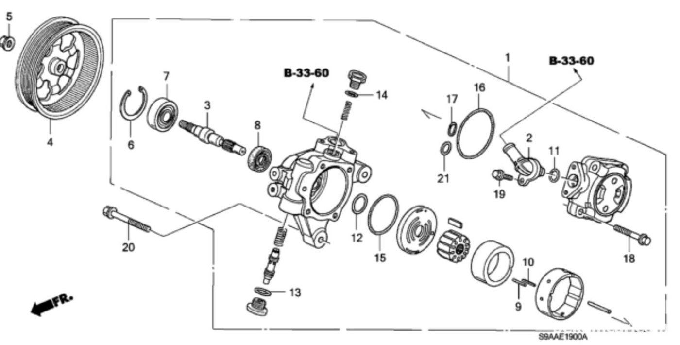 #11. 91345-RDA-A01. O-Ring (13.0X1.9)|بيكومكار  (bekomcar)