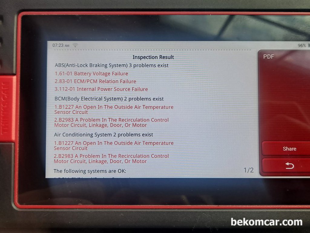 진단기 고장코드, 설명을 잘 해석해야 한다|ベコムカー (bekomcar)
