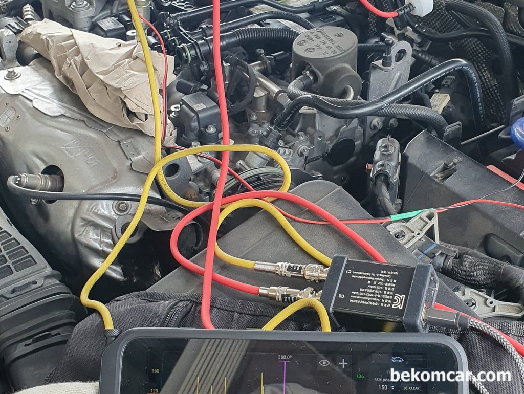 P0300 실화증상 벤츠 CLA250 실린더압축압력 파형분석 기록|بيكومكار (bekomcar)