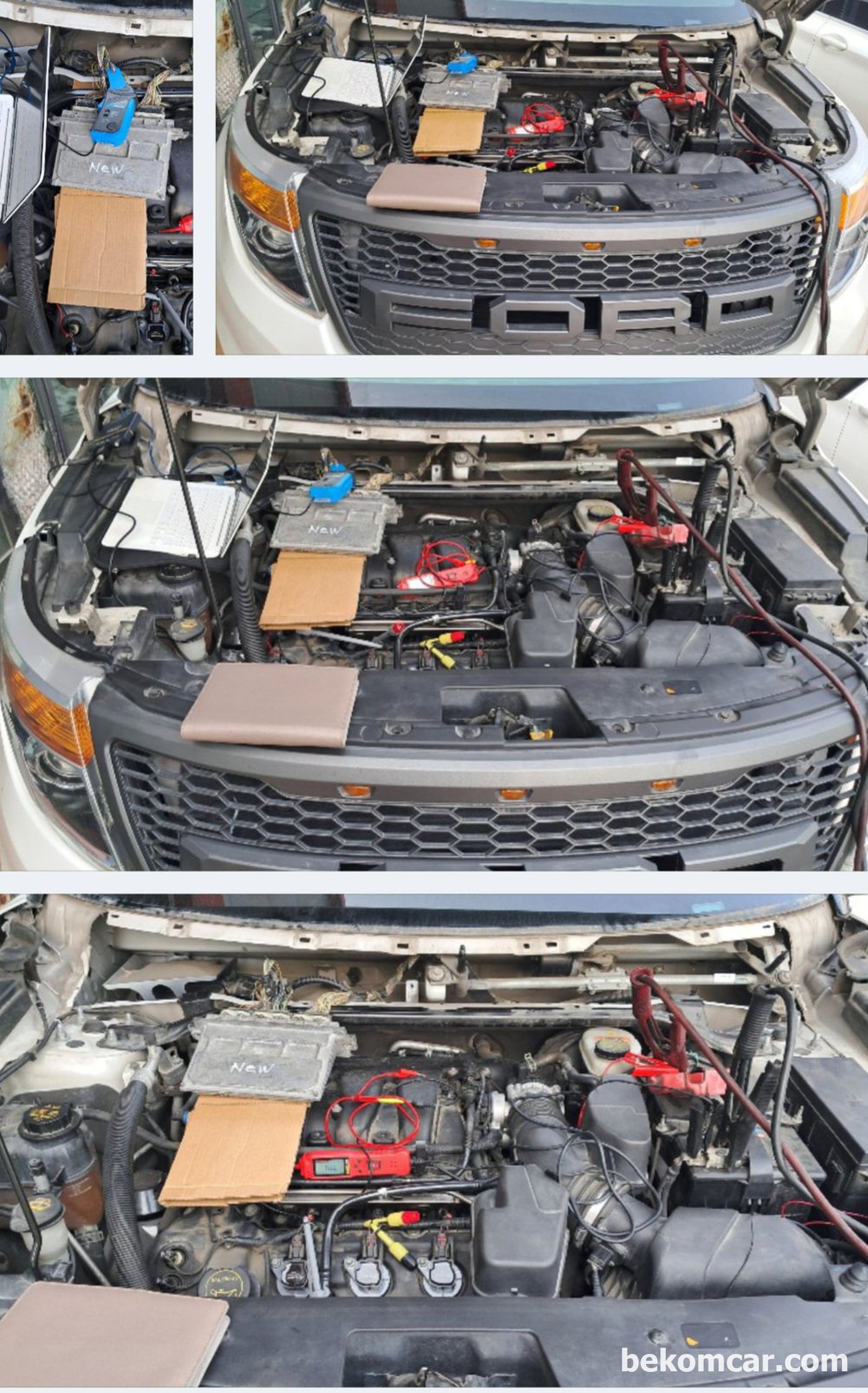 포드자동자 익스플로러 2014년 ECU 고장진단 과정이다.|بيكومكار (bekomcar)