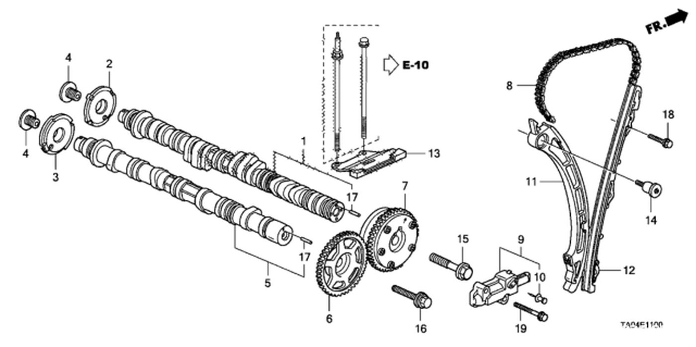 #7, 14310-R5A-305 Actuator, VTC (46T)|ベコムカー (bekomcar)