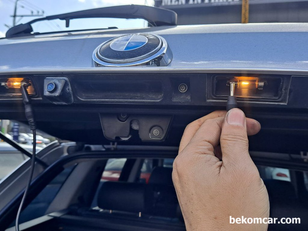 BMW X5 2004년 3.0i 번호판등 회로점검|贝科姆汽车 (bekomcar)