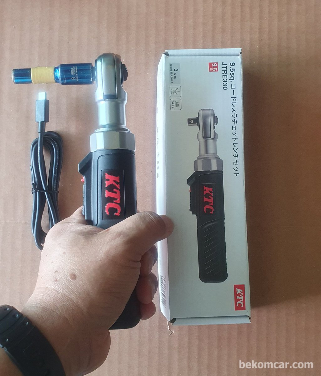 JTRE330, KTC, Cordless Ratchet Wrench|贝科姆汽车 (bekomcar)