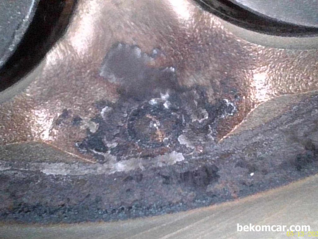 인젝터 분사 노즐 팁 부분 카본상태, 혼다 어코드 9세대 2.4L|bekomcar.com