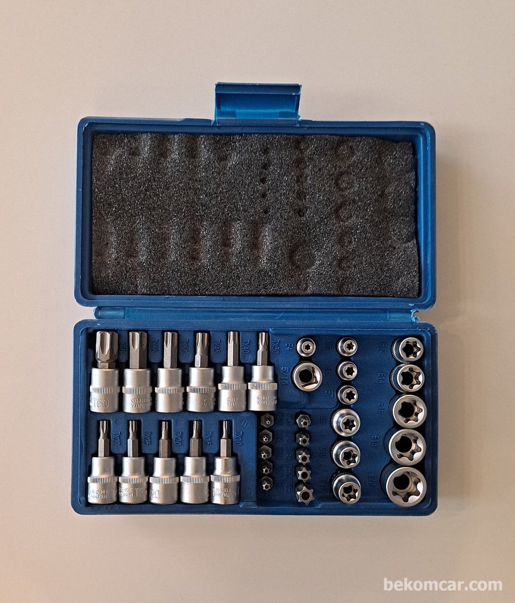 별소켓 Torx소켓 1/4" 와 3/8" 세트|bekomcar.com