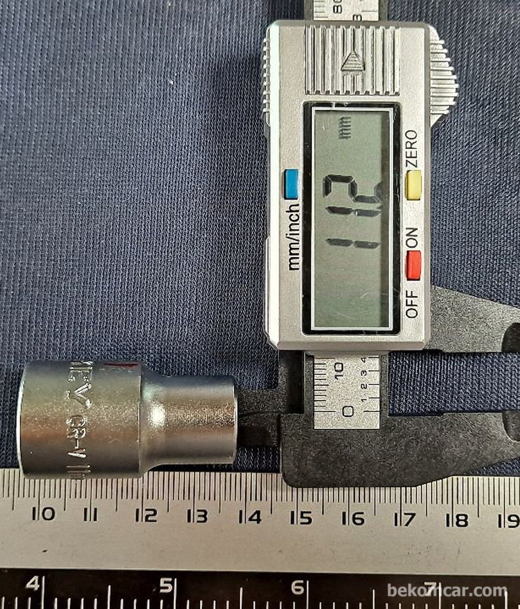 11mm 6각소켓, 1/2"|베콤카 차량정밀진단