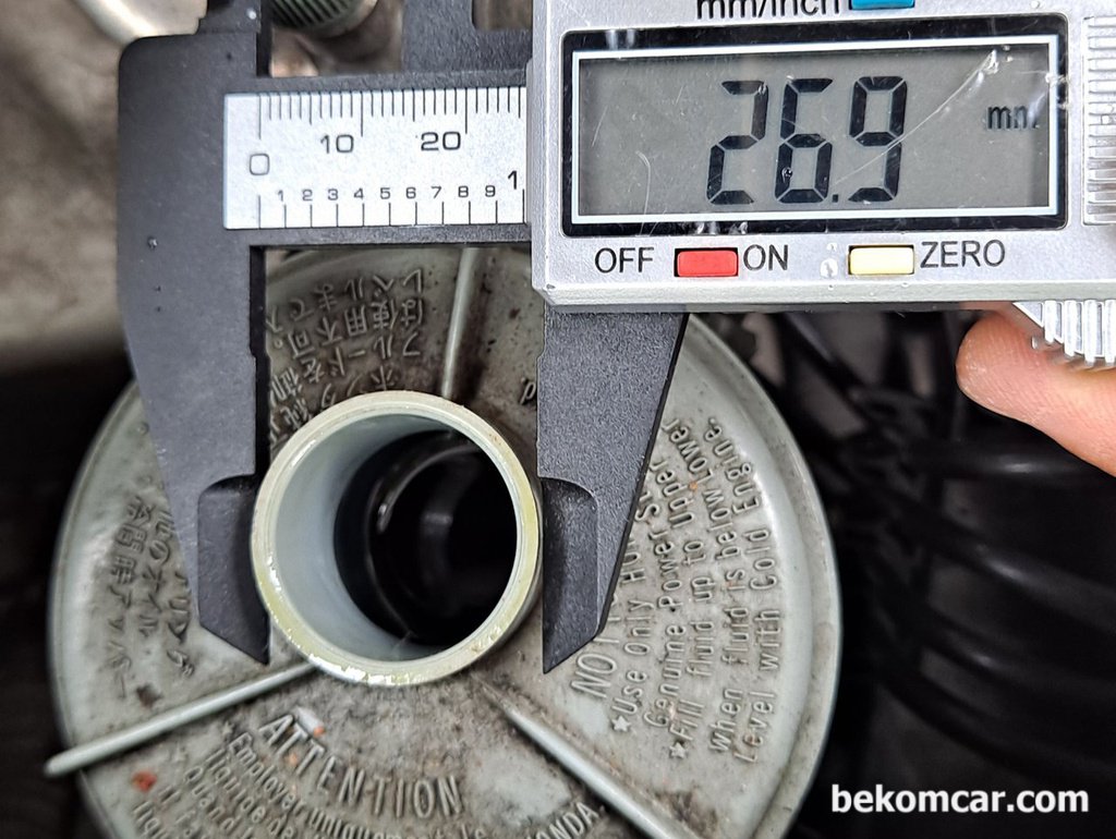 혼다 파워스티어링 통 입구 외경 26.9mm 정도|bekomcar.com