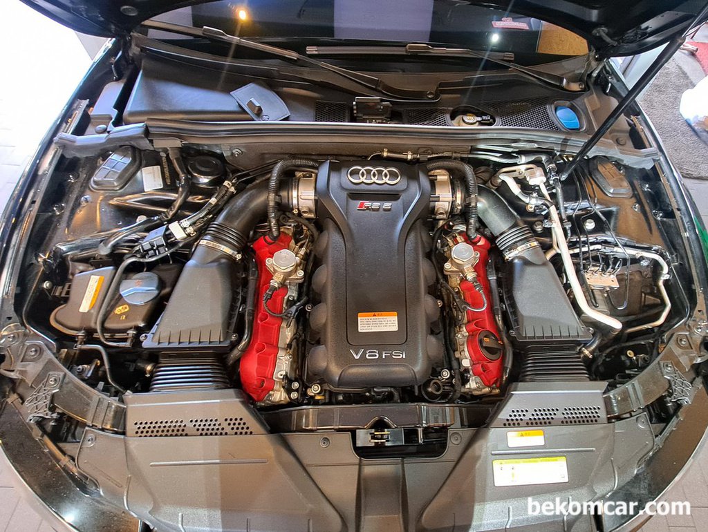 아우디 RS5 8기통 FSI 꽈트로 엔진룸|贝科姆汽车 (bekomcar)
